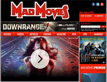 Tablet Screenshot of mad-movies.com